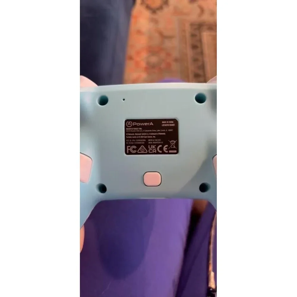 Fortnite Nintendo Switch Rechargeable Wireless Controller Sticker Mania PowerA